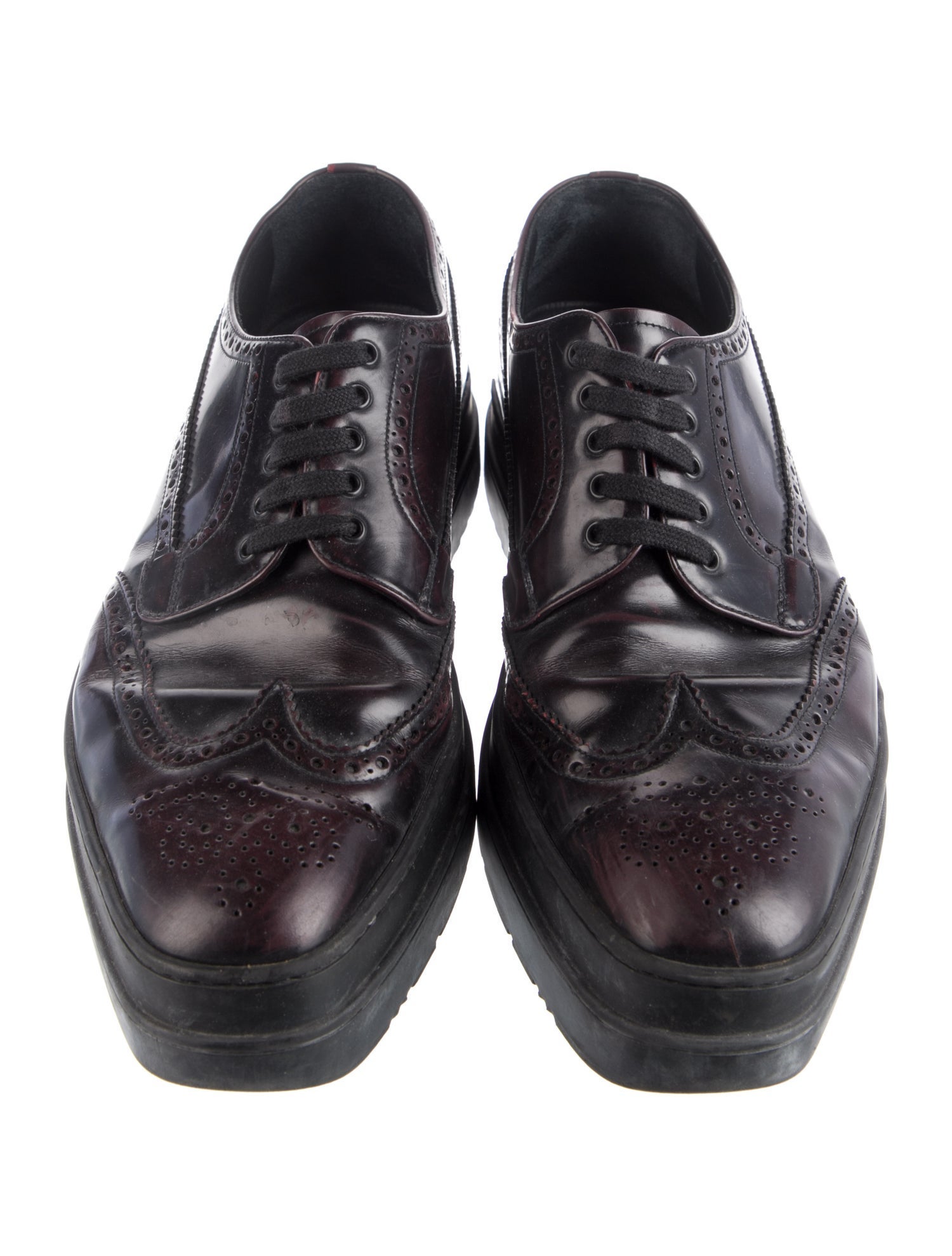 Prada Leather Brogues
